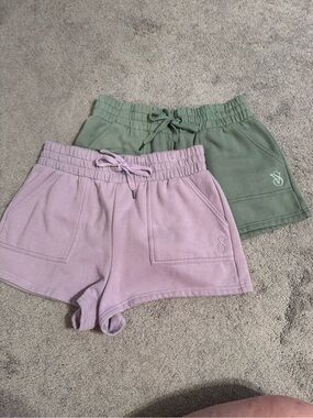 Victorias Secret ON POINTCasual Drawstring Lounge Shorts - Lavender & Sage L/G